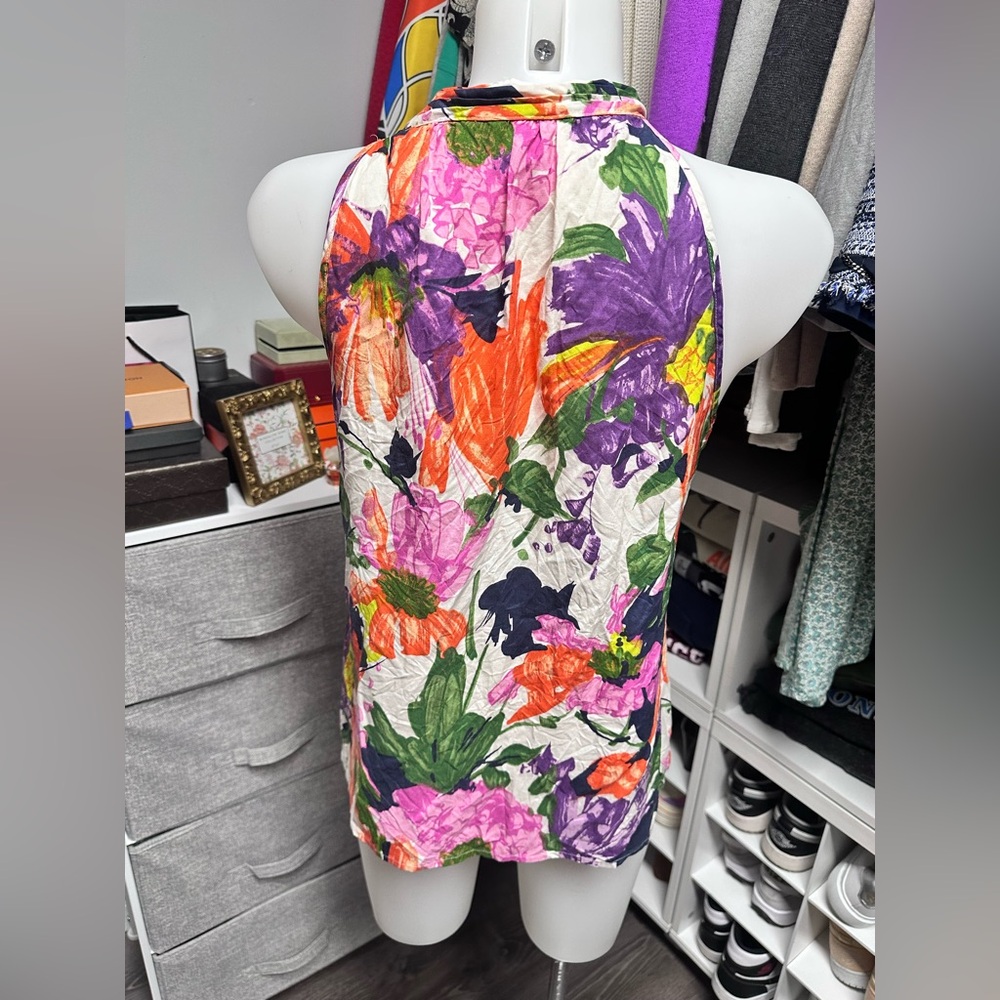 J Crew floral silk top - Picture 8 of 8